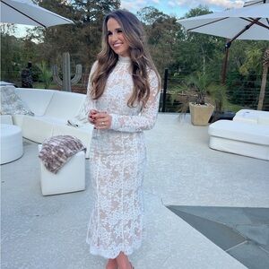 V. Chapman White Greta Dress